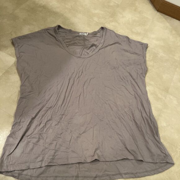 2XL  Barefoot Dreams Malibu Collection Cotton Scoop Neck Tunic Beach Rock - Picture 2 of 6